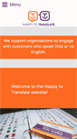 Mobile Screenshot of happytotranslate.com